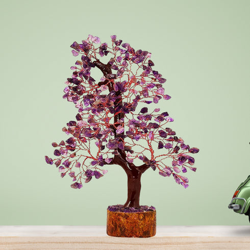 Pushkar Amethyst Crystal Tree for Healing Vastu